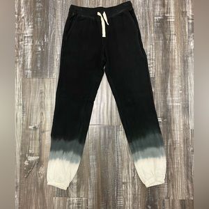 NWT ELECTRIC & ROSE Black Ombre Joggers